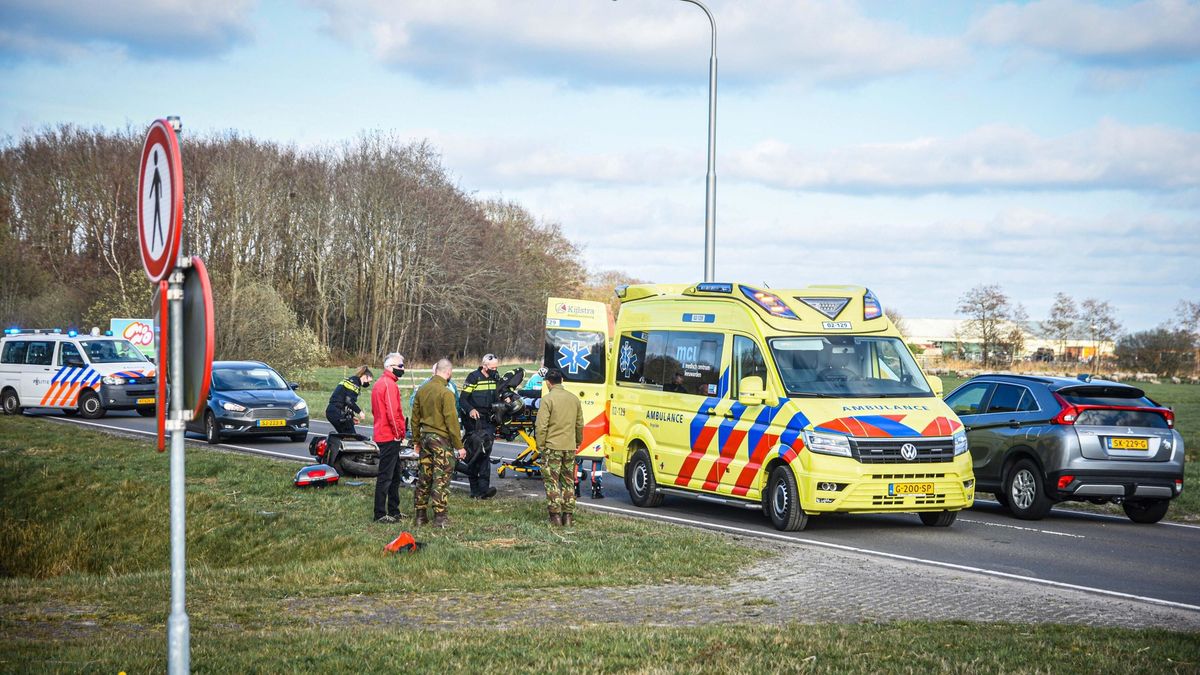 Politieagent aangereden op Schoterlandseweg bij Oudeschoot