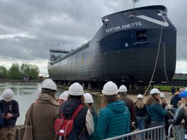 Scheepswerf in Kampen bouwt elektrische vrachtschepen: "In de toekomst volledig emissievrij varen"