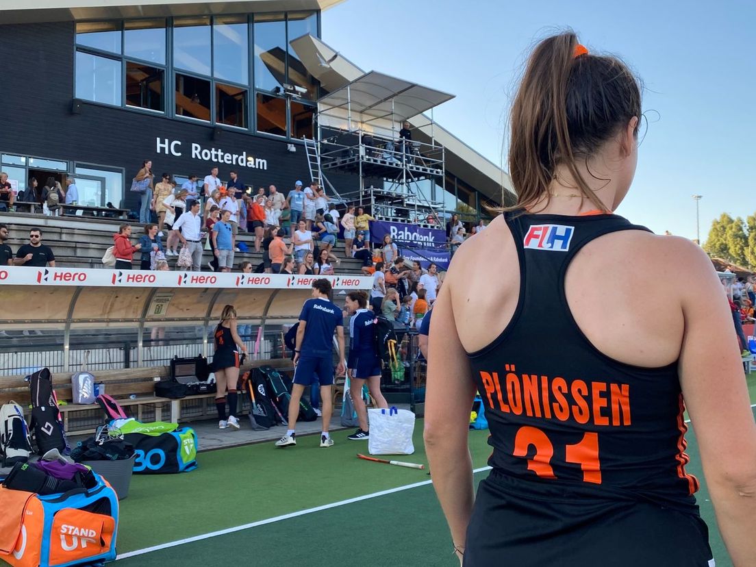 Sabine Plönissen op Hockeyclub Rotterdam