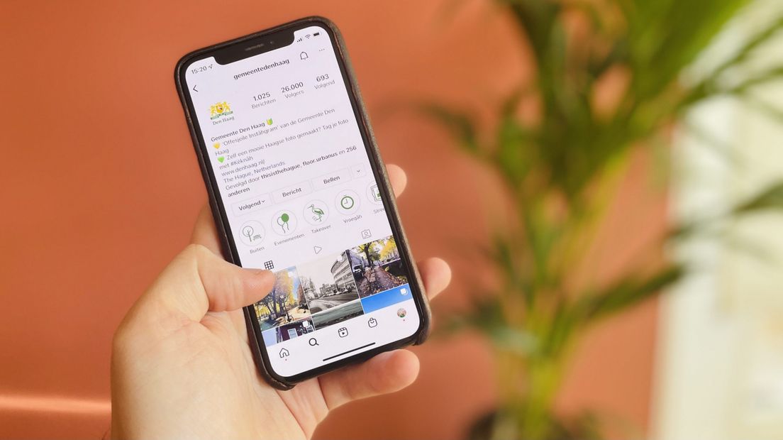 Instagram-pagina Gemeente Den Haag