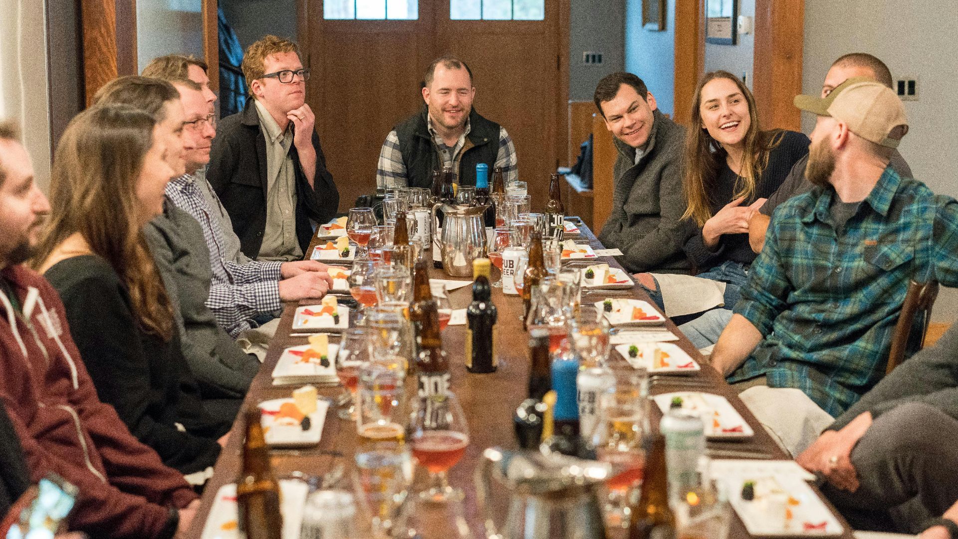 Gezamenlijk droomdiner bij Gerrit Komrij College.