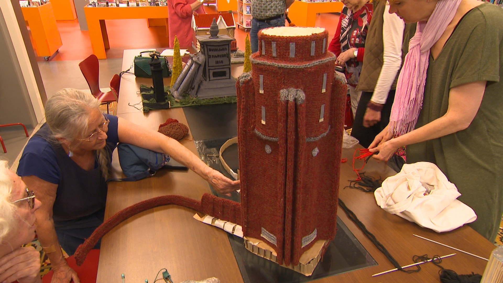 Stadskanaal, maar dan van wol: 'Ik kan niet meer normaal naar gebouwen kijken'