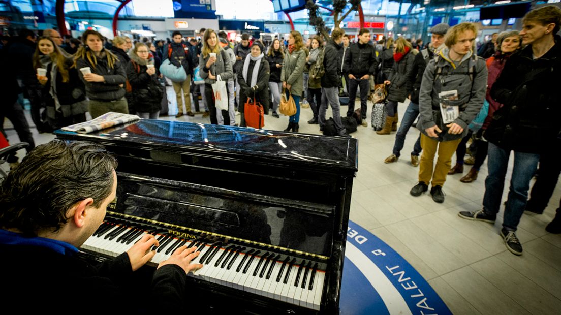 De piano op Utrecht Centraal.