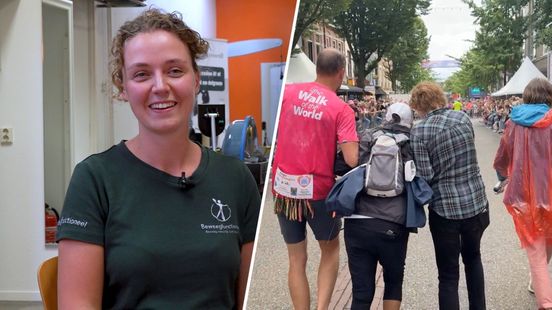 Fysio neemt pijntjes Vierdaagsewandelaars onder de loep