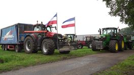 Trekkers rijden door de provincie