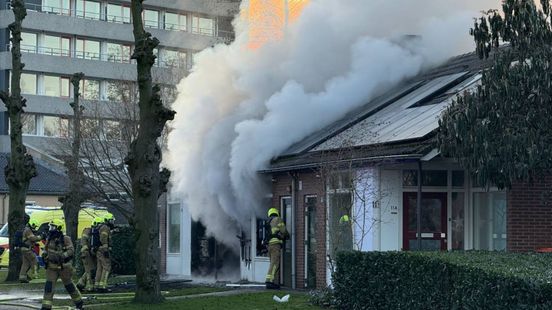 Brand in seniorenwoning • bewoner ouderencomplex overvallen