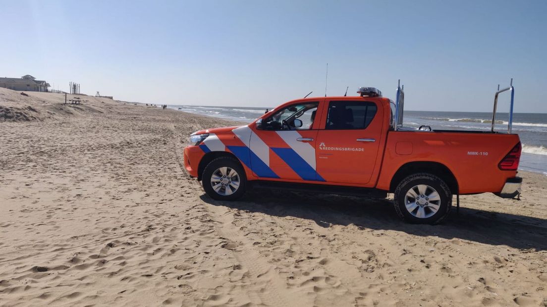 De Reddingsbrigade op het strand