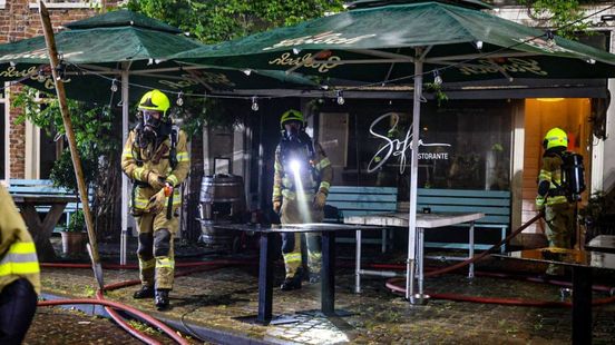 Brand in restaurant • voetganger verongelukt. Brand in restaurant • voetganger verongelukt.