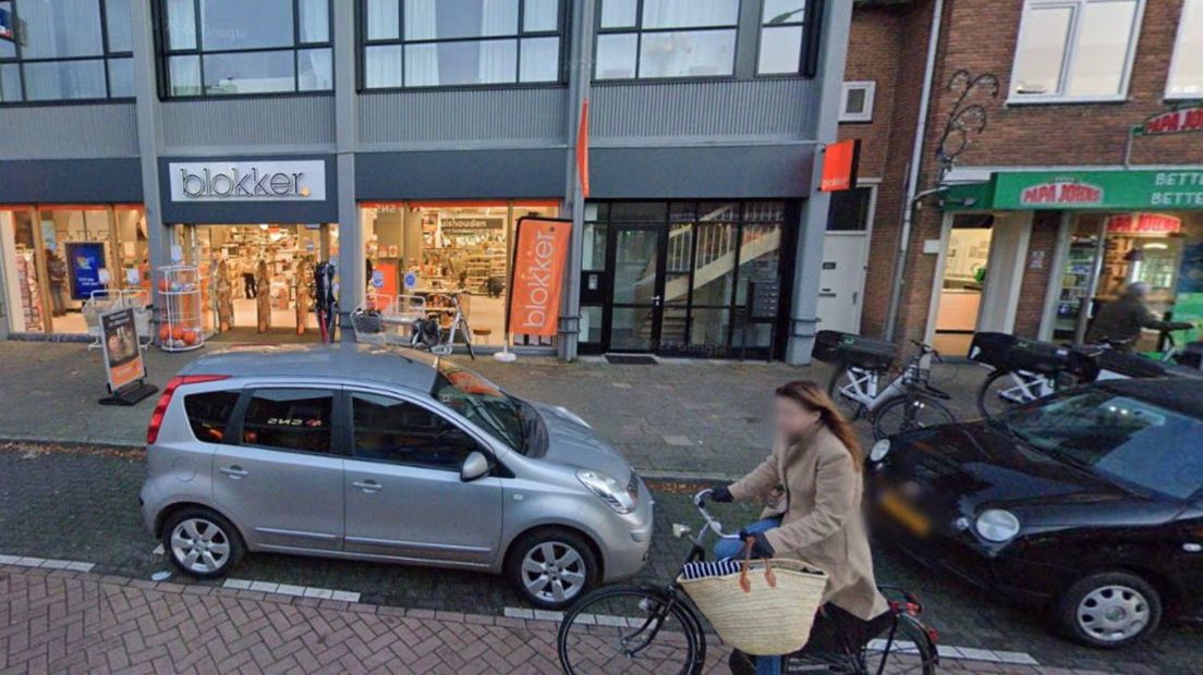 Het pand van Blokker aan de Leusderweg.
