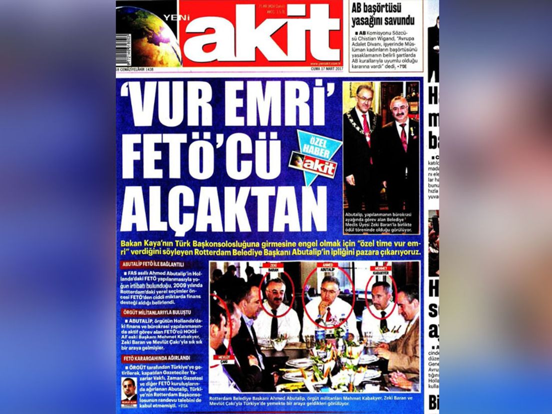 Turkse krant Yeni Akit