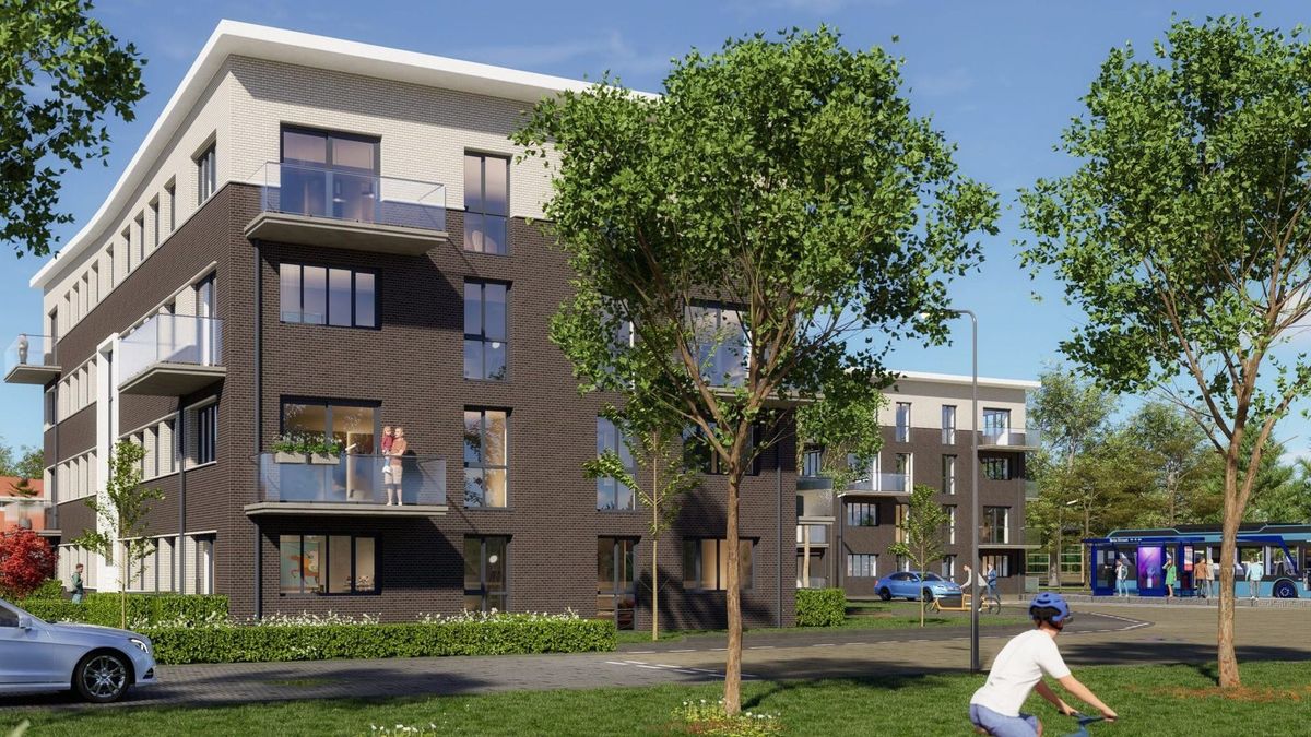 Hurdegaryp hoopt met nieuwe appartementenblokken op doorstroom en een mooi plein