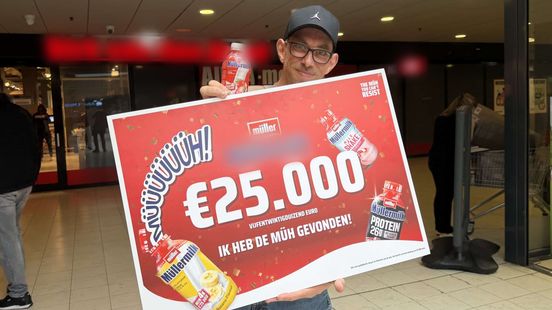 Mark draait dop van zijn drankje, hoort een koe loeien en wint 25.000 euro