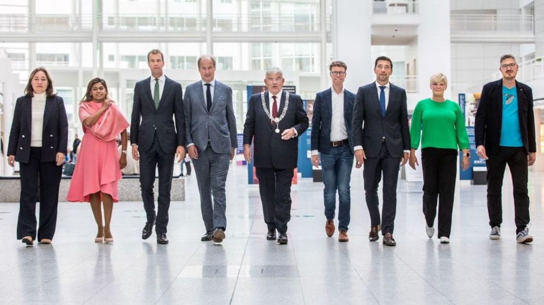 Het inmiddels voormalig college van Den Haag