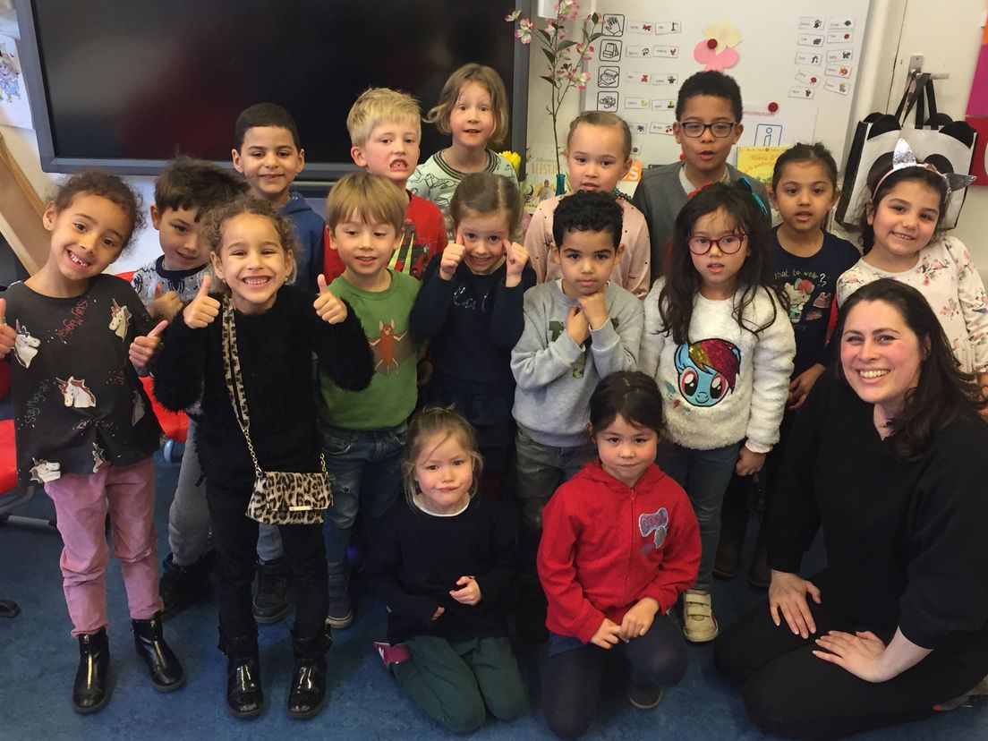 Een groep twee van basisschool De Blijberg