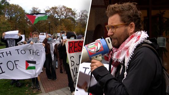 Studenten woedend om vertrek pro-Palestijnse docent Harry Pettit