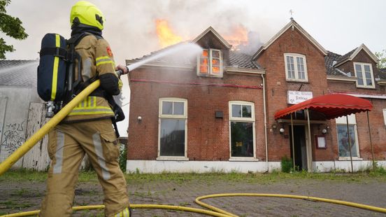 Grote brand in voormalig Chinees restaurant