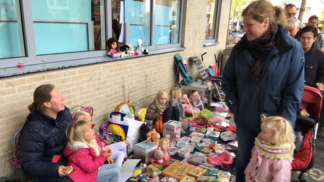 De vrijmarkt in Zeist.