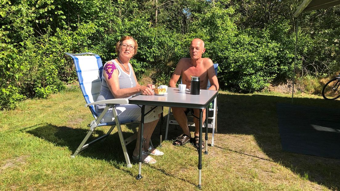 Kees en Joke Dekker uit Purmerend zijn voor de tweede keer in korte tijd op de camping te vinden