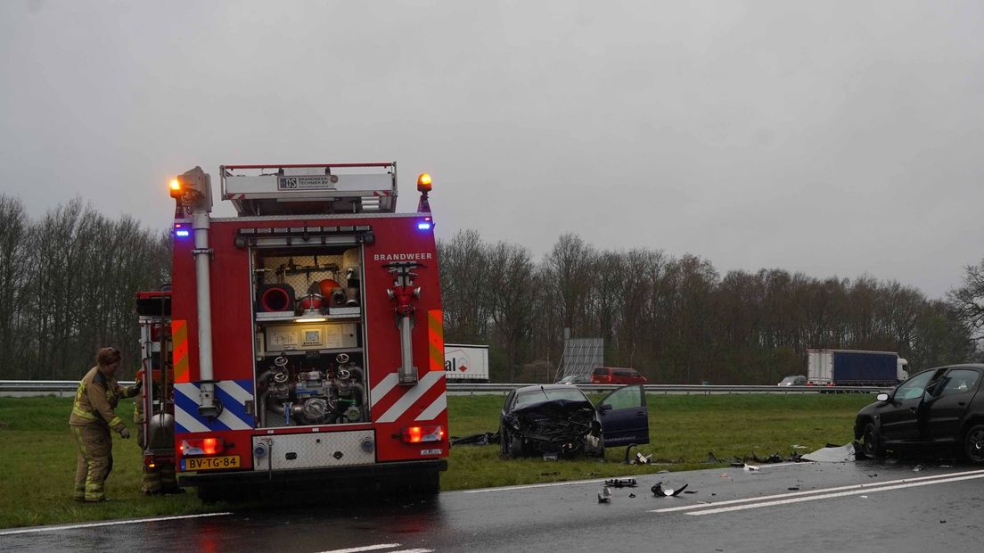 Beide auto's zijn beschadigd