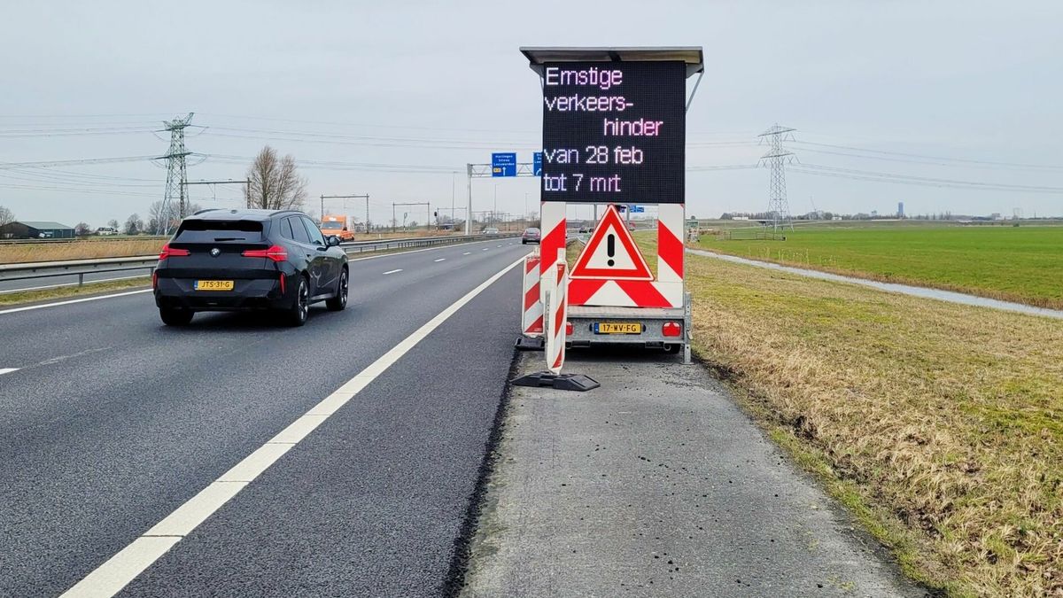 'Ernstige verkeershinder' bij Leeuwarden: aanpak knooppunt Werpsterhoek begint