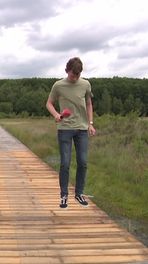Vlonderpad weer gerepareerd