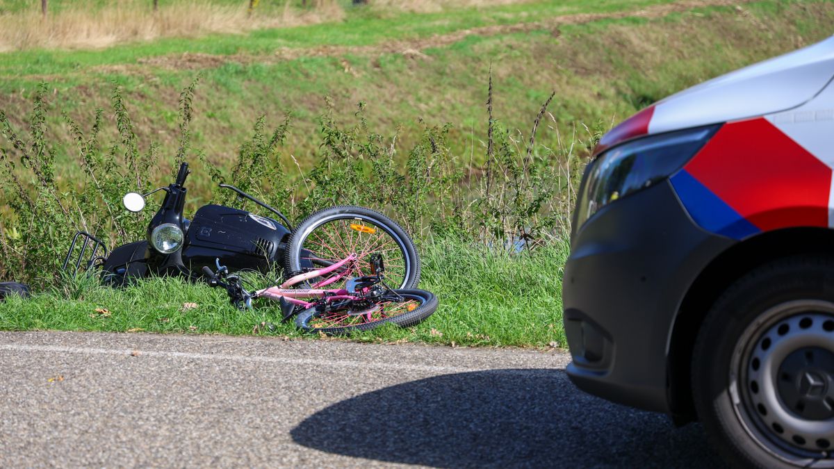 Kind gewond na botsing met scooter in Beilen