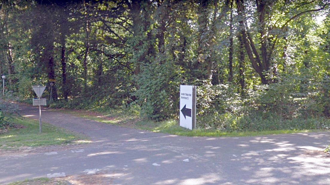 Ingang van 't Ruige Veld (Rechten: Google Streetview)