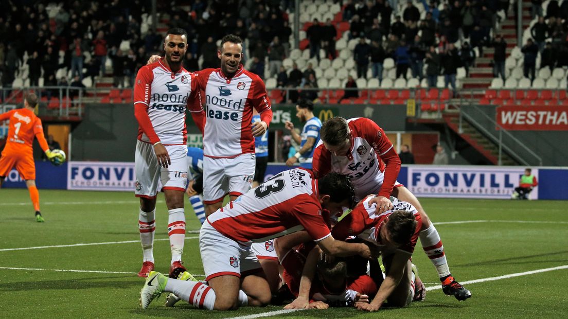 De wedstrijd tegen De Graafschap (5-2 winst) was een van de hoogtepunten (Rechten: Gerrit Rijkens)