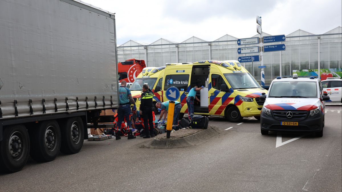 Fietser overleden na ongeluk met vrachtwagen