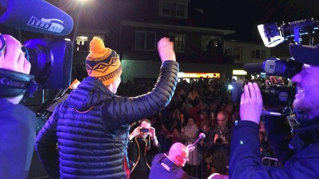 Huldiging Jan Smeekens in Raalte