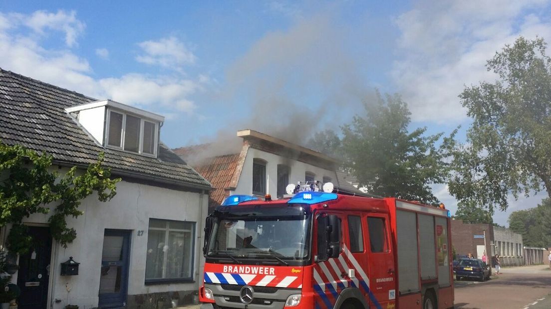 Woningbrand aan de Resedastraat