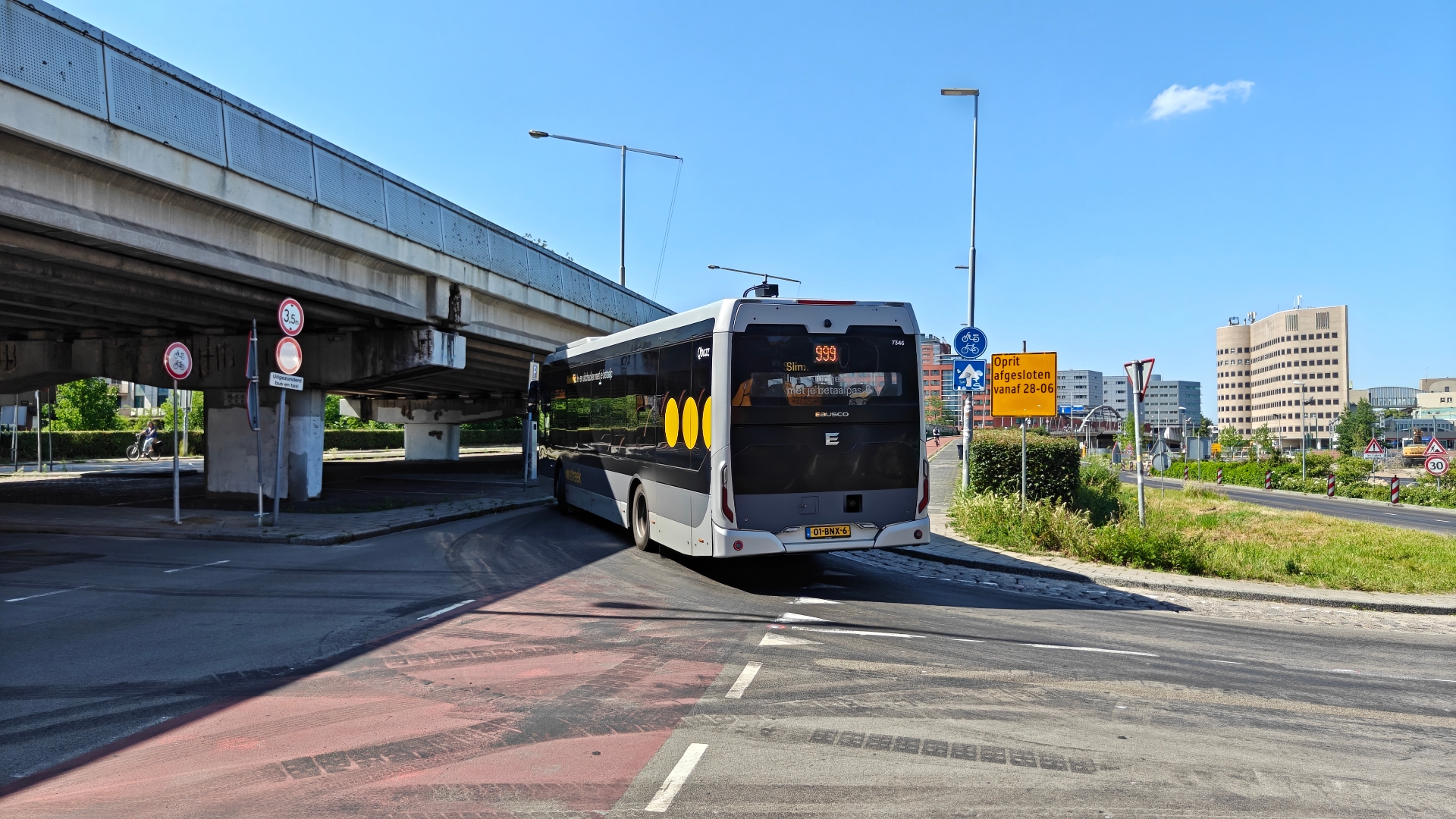 Op- en afrit Emmaviaduct vanaf zondag maanden dicht wegens nieuw busstation