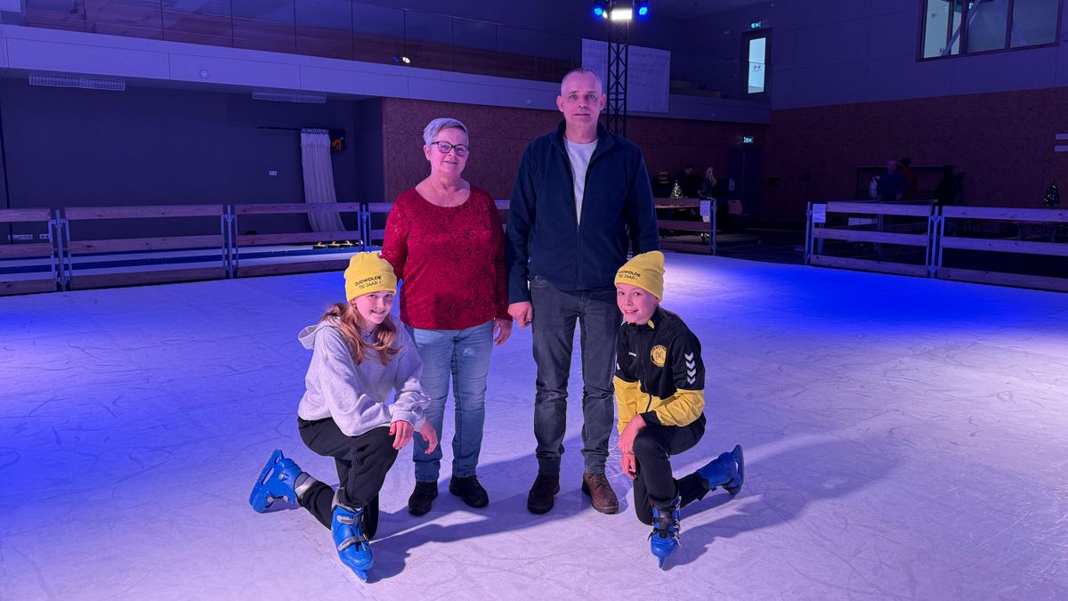 Van krakend natuurijs naar gladde kunststofvloer: schaatspret ondanks dooi
