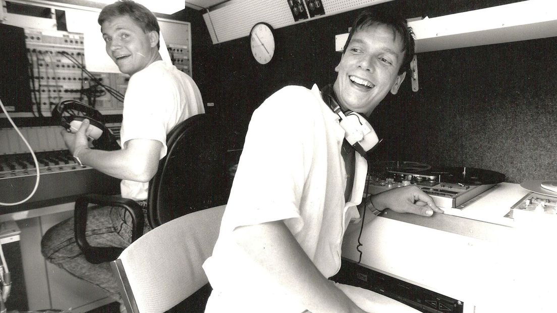 tijdens de Zomertoer eind jaren 80