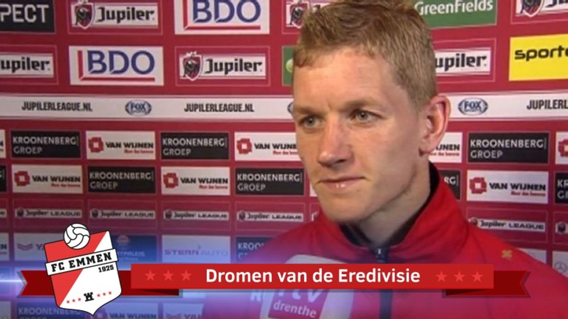 Sander Rozema heeft ondanks de 4-1 nederlaag nog hoop  (Rechten: RTV Drenthe)