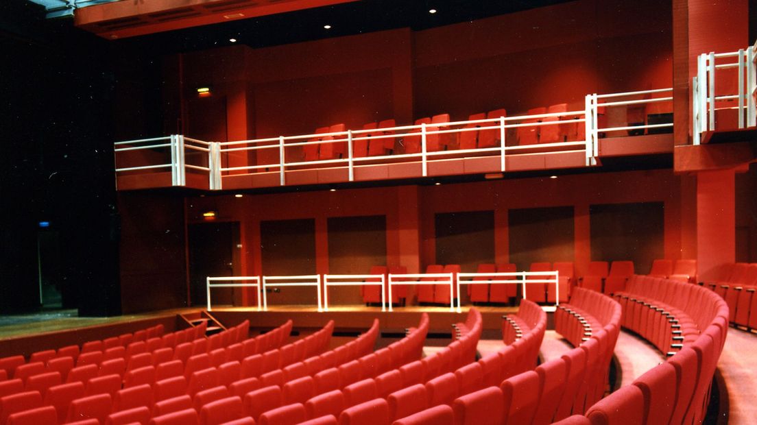 Zo zag de oude theaterzaal er uit voor de sloop