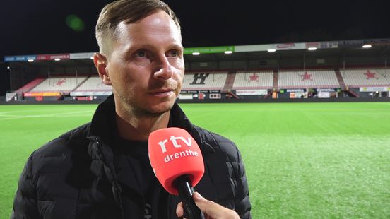 FC Emmen-trainer Robin Peter: 'We zijn teleurgesteld'