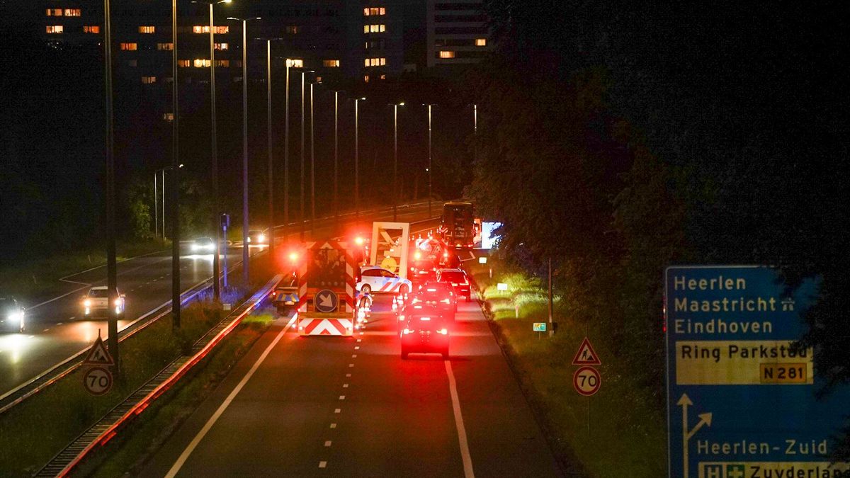 Auto-ongeval op Keulseweg in Heerlen