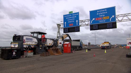 Zo verlopen de werkzaamheden op de A12