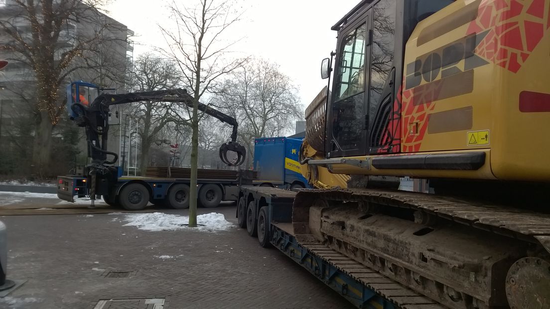 De sloop in het oude dierenpark is begonnen (Rechten: Frits Emmelkamp/RTV Drenthe)