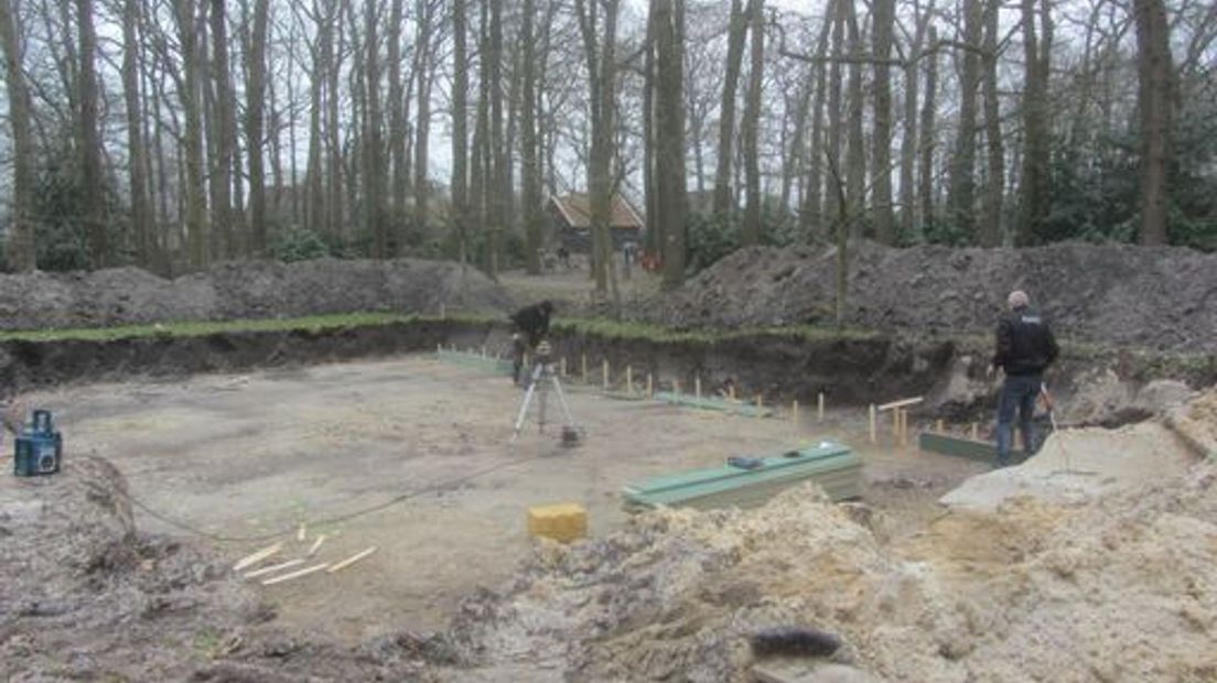 Start van de uitbreiding van het museum