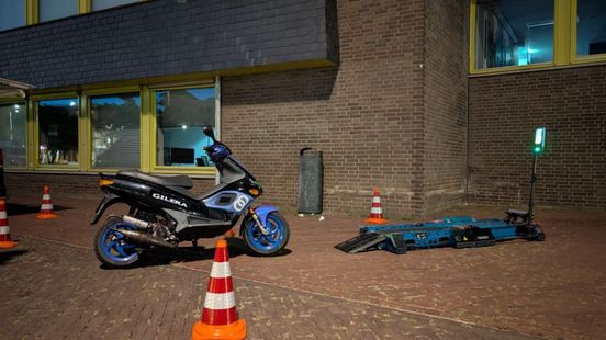 Politie neemt snelle scooter in beslag