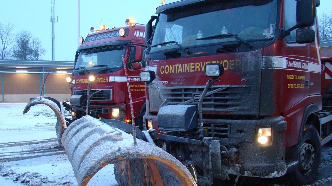 De sneeuwschuivers zullen het druk krijgen