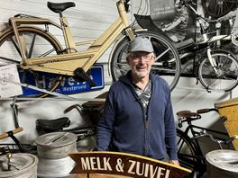 Eigenaar fietsmuseum Echten niet te remmen als het om oude fietsen gaat