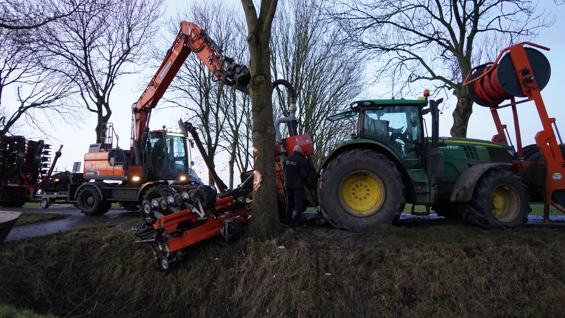 Aanrijding tussen twee automobilisten zonder gewonden.