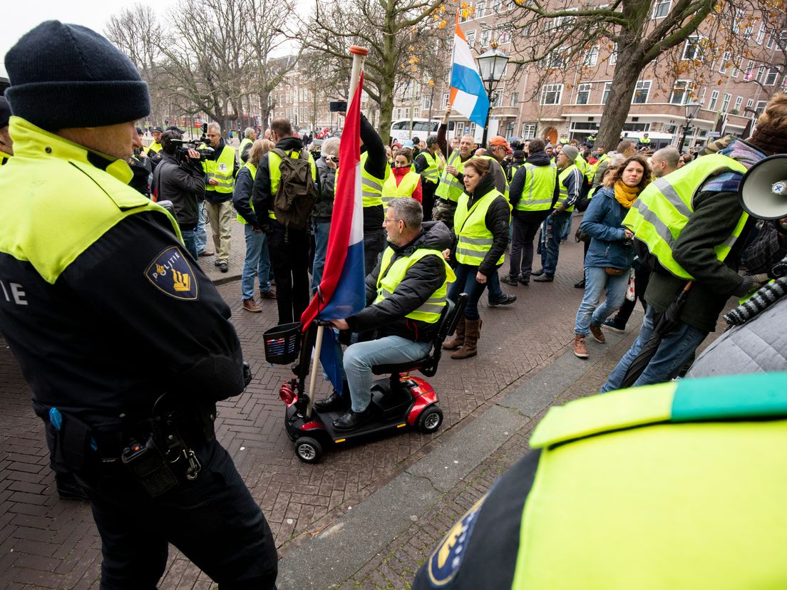 Demonstratie in Den Haag.
