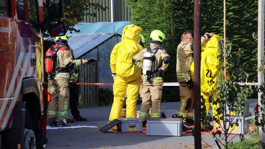 Het gaspakkenteam van de brandweer