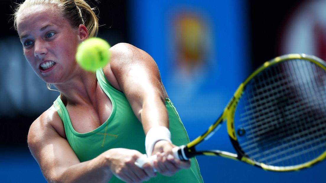 Hogenkamp: uitgeschakeld op Australian Open, maar wel tevreden
