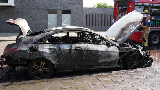Auto vliegt tijdens het rijden in brand, vader en zoon stappen net op tijd uit Home