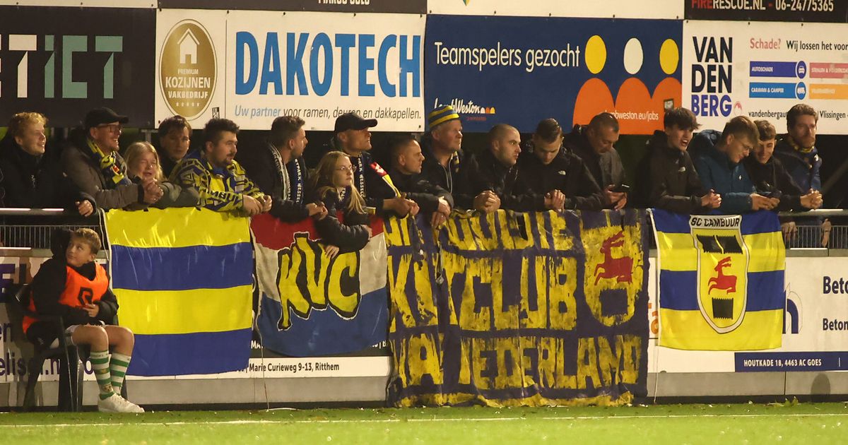 Cambuur controleert 1-0 voorsprong met man meer tegen Kloetinge